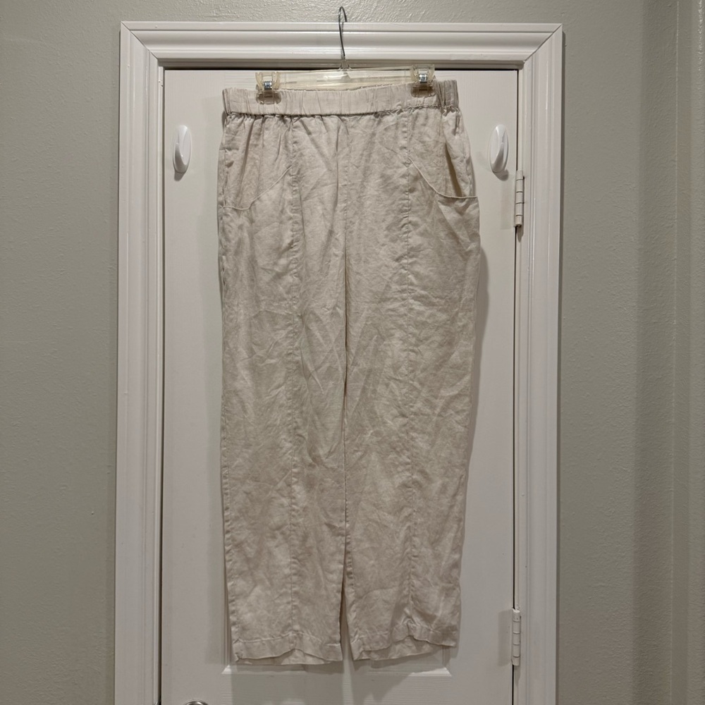 Quince Men's Light Beige/Tan Linen Blend Chinos